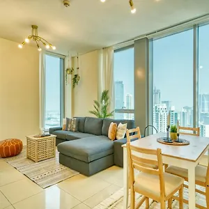 Monty Holiday - Cozy Penthouse With Burj Khalifa And Fountain View شقة دبي